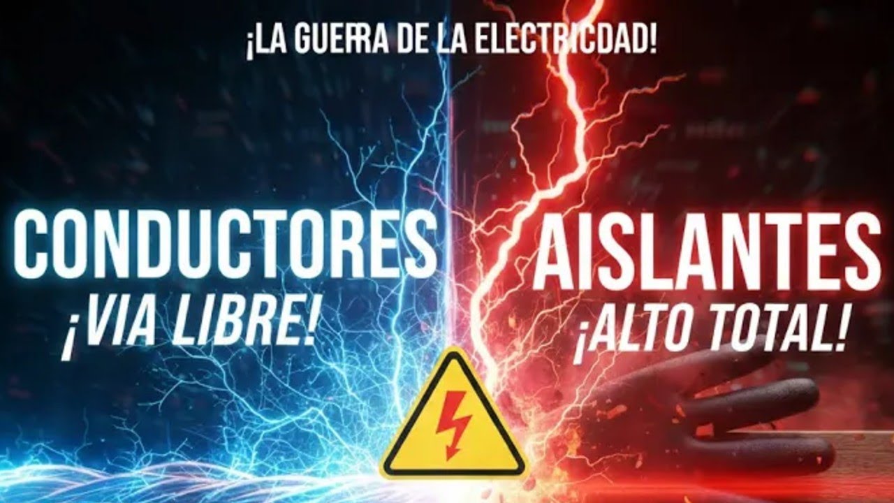 ¿Qué diferencia hay entre un conductor y un aislante?