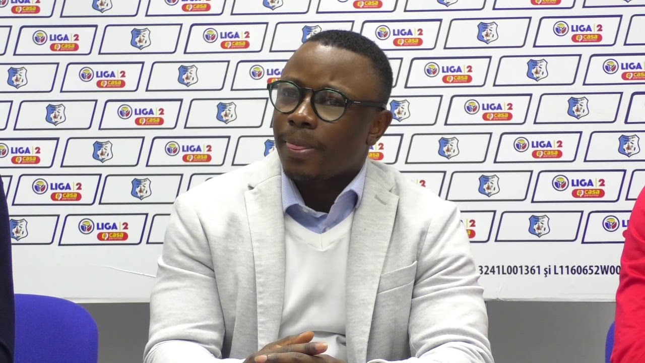 PANDURII TV / CONFERINŢA DE PRESĂ PANDURII TÂRGU JIU, PREZENTARE  OFICIALĂ  JEAN-WILLY NGOMA