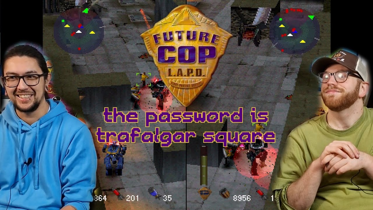 The password is trafalgar square - Future Cop LAPD (PS1)