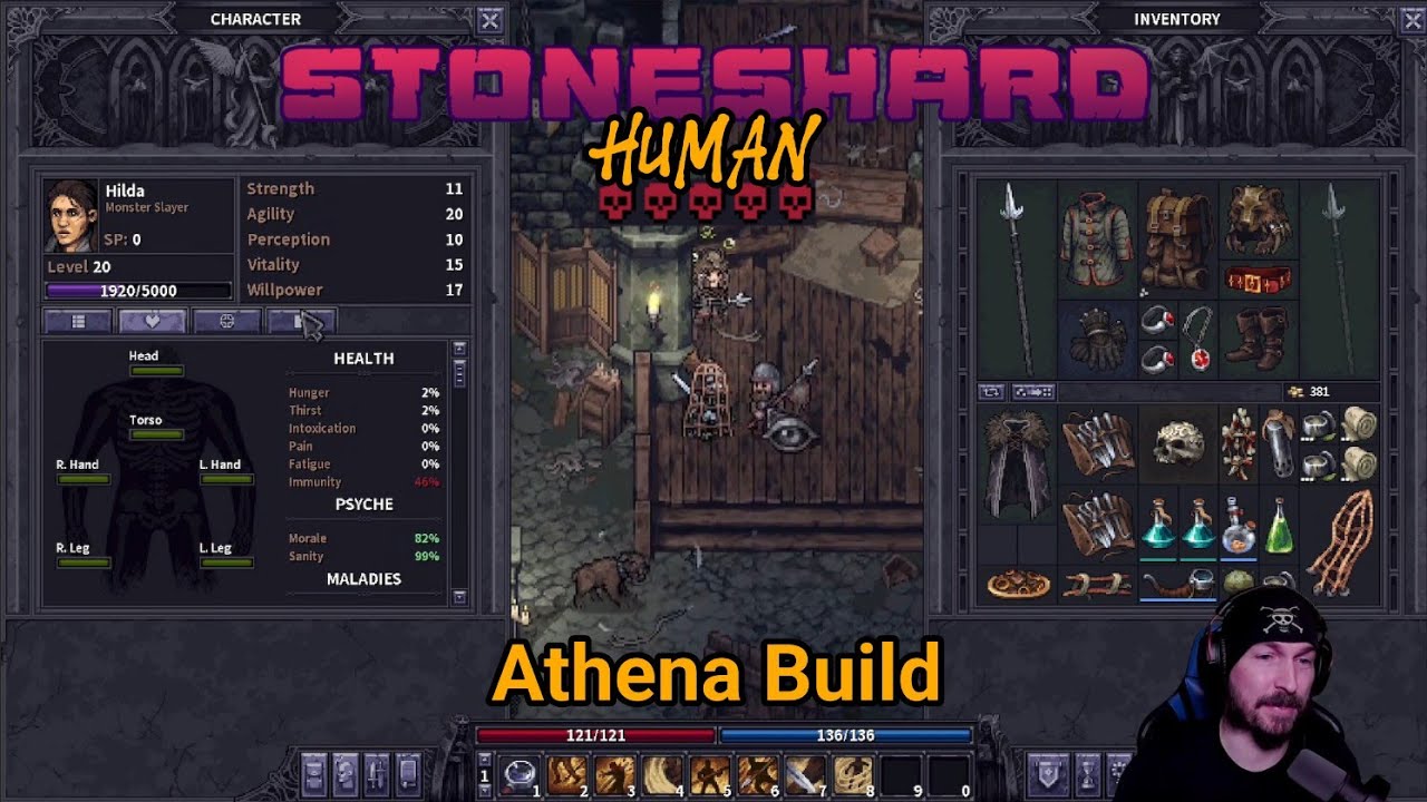 Budowa wł&oacute;czni (znana r&oacute;wnież jako Atena) kontra T5 Ludzkie Lochy - Stoneshard - Aktualizacja 0.9...