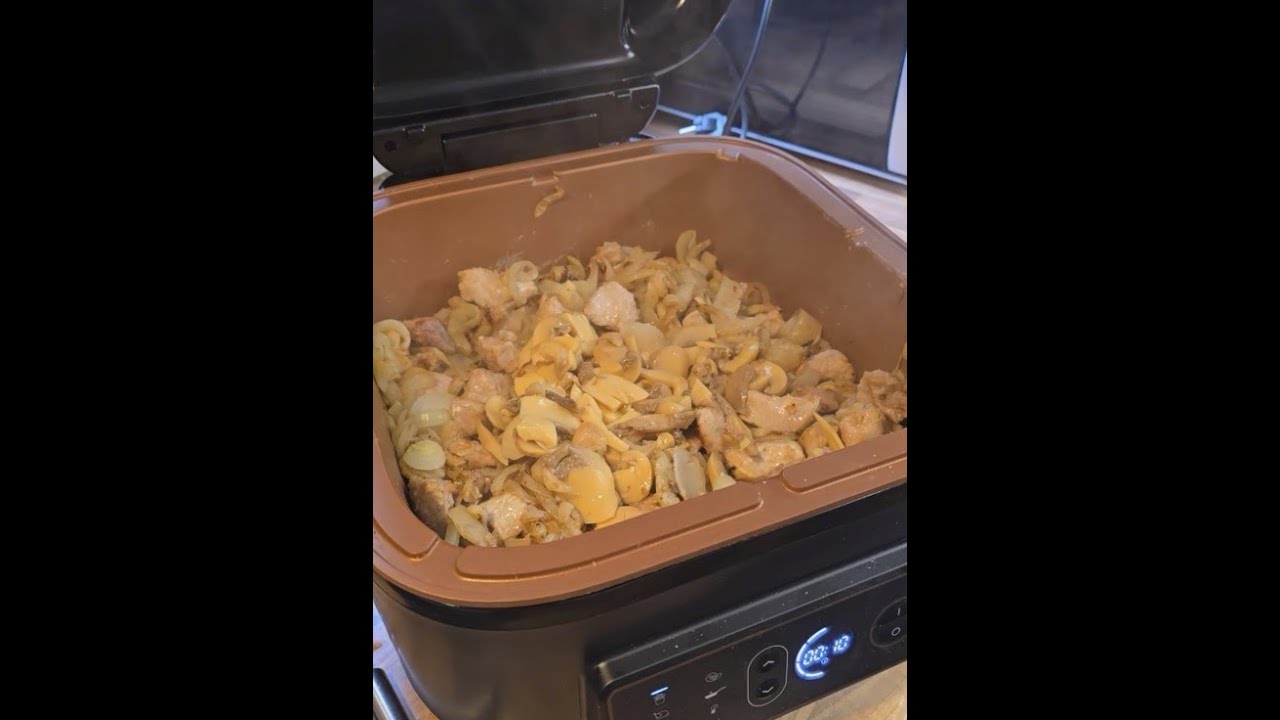 GULASCH im #airfyer #heißluftfritteuse Mobil Kochen BEI DIETER in der schönen Eifel