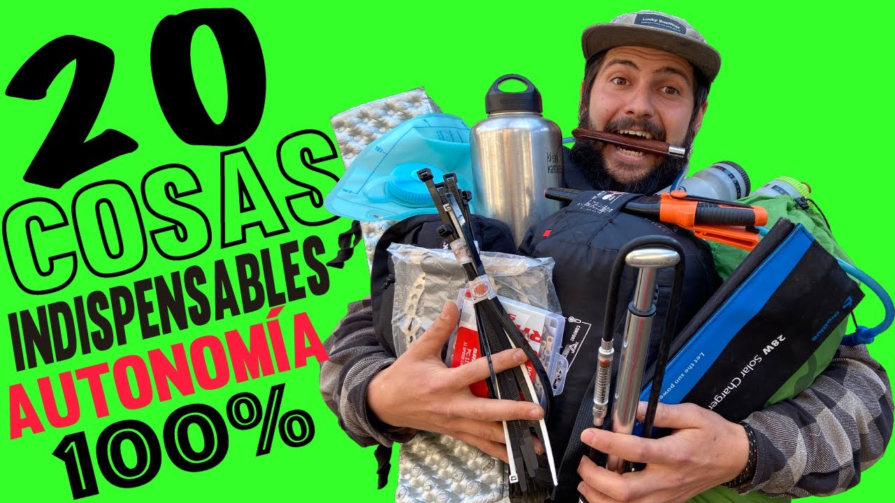 ✅20 cosas INDISPENSABLES para VIAJAR EN BICI 👌🏻100% EN AUTONOMÍA  !!