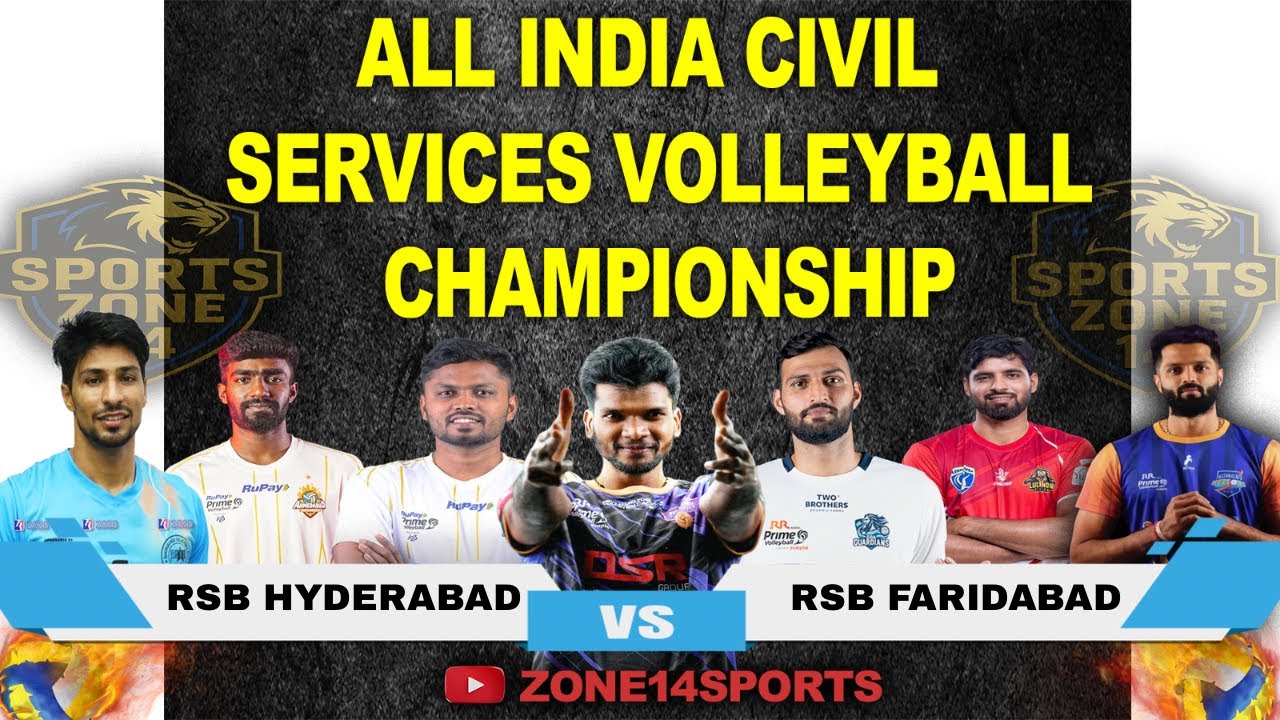 ⚡️HD⚡️| FARIDABAD RSB VS HYDRABAD RSB |ALL INDIA CIVIL SERVICES VOLLEYBALL CHAMPIONSHIP|