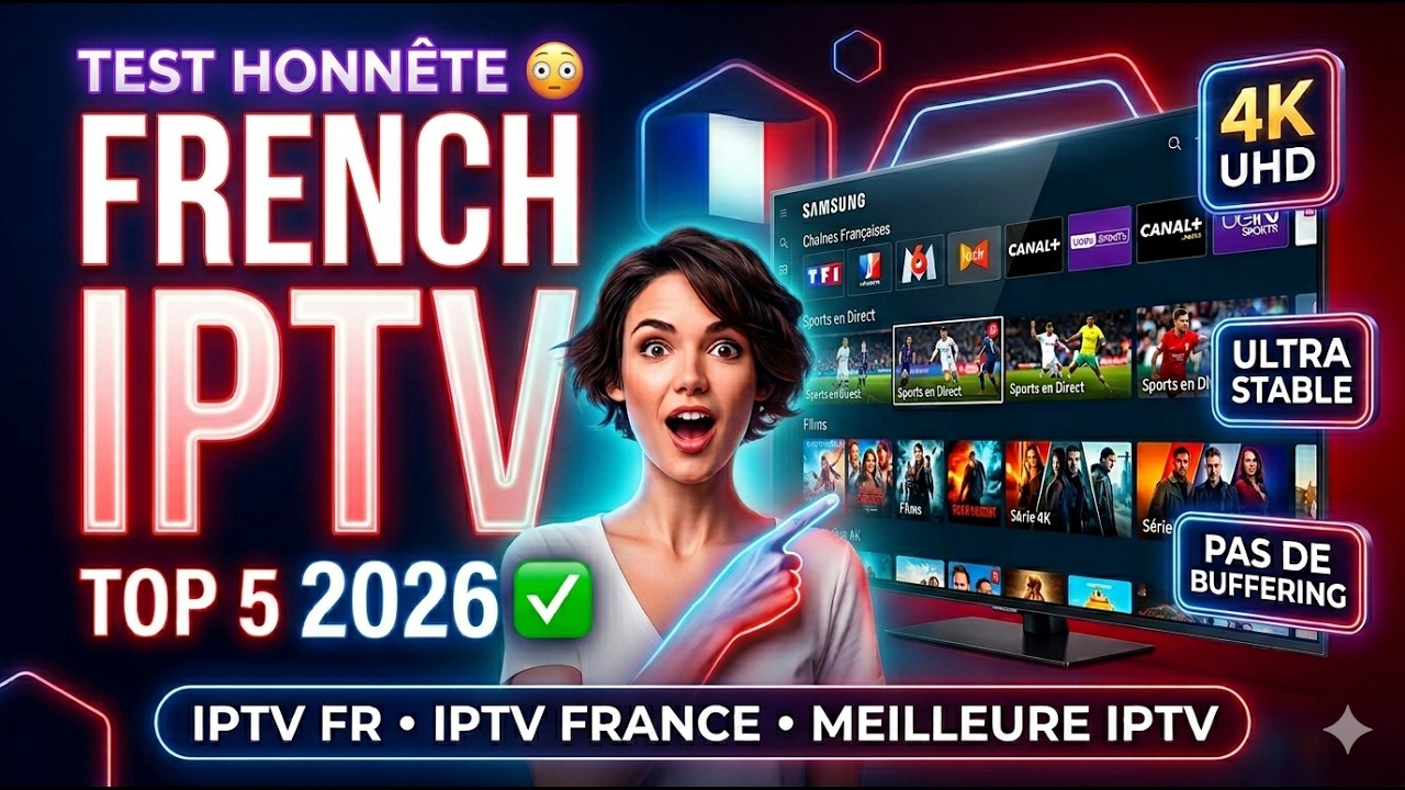 French IPTV 🇫🇷 Top 5 Meilleurs Services IPTV 2026 | Iron IPTV & IPTV Premium HD
