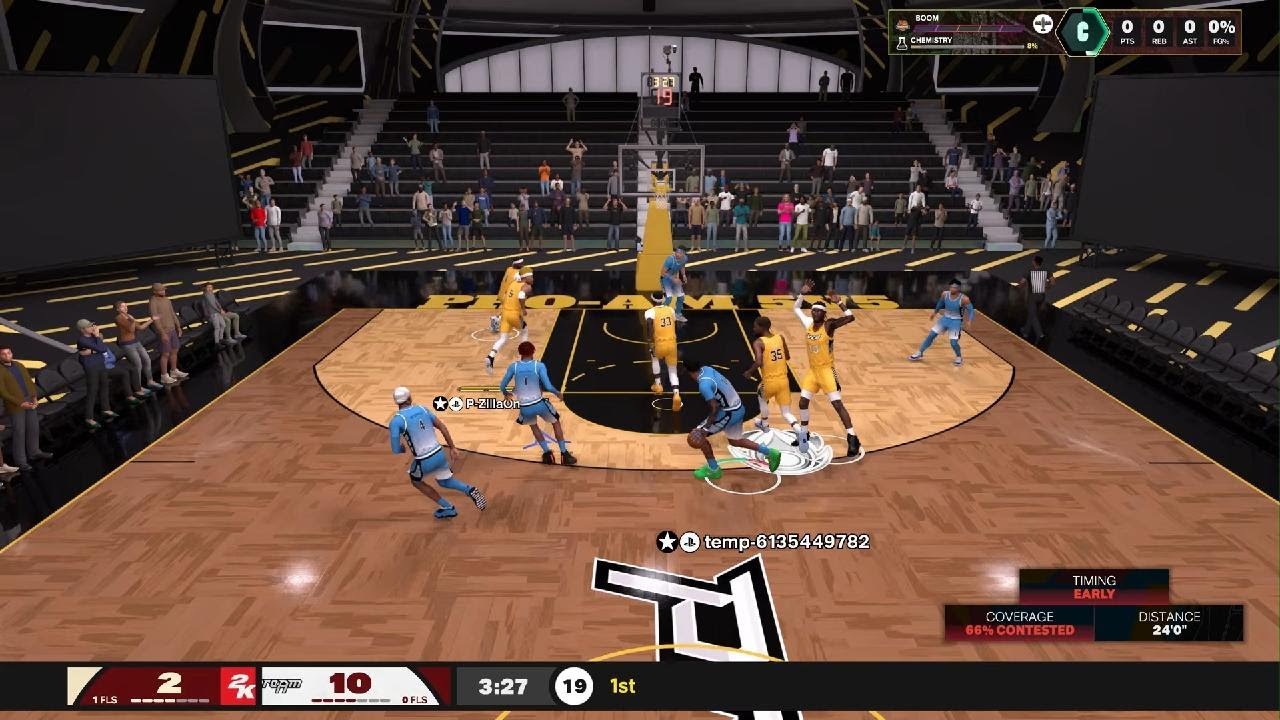 GAME 2 WITH TY GREAT COME BACK WIN #2kcontent #ProAm #smallyoutuber #NBA #streaming#vibe