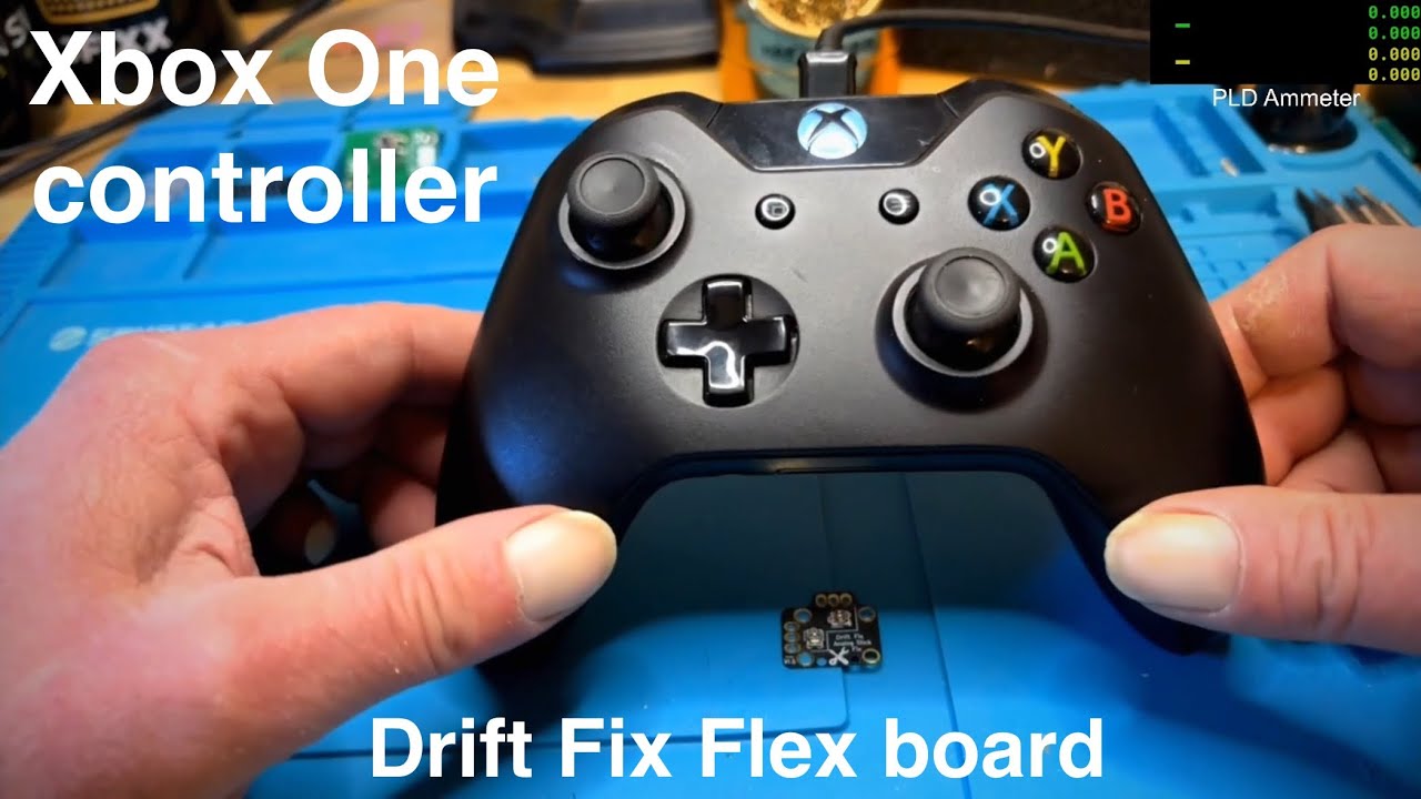 Testing Drift Fix flex board on Xbox One controller 