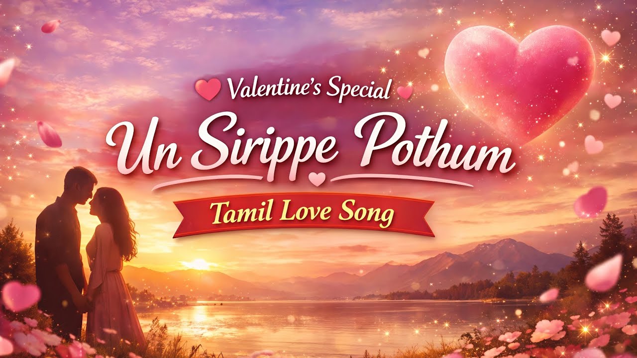 Un Sirippe Pothum | Valentine’s Special Tamil Love Song | Lyrics Video