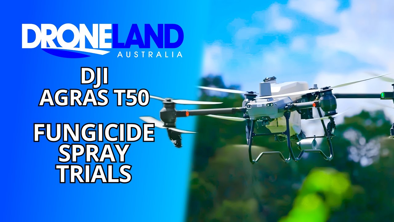 Vineyard Spray Trials With The DJI Agras T50