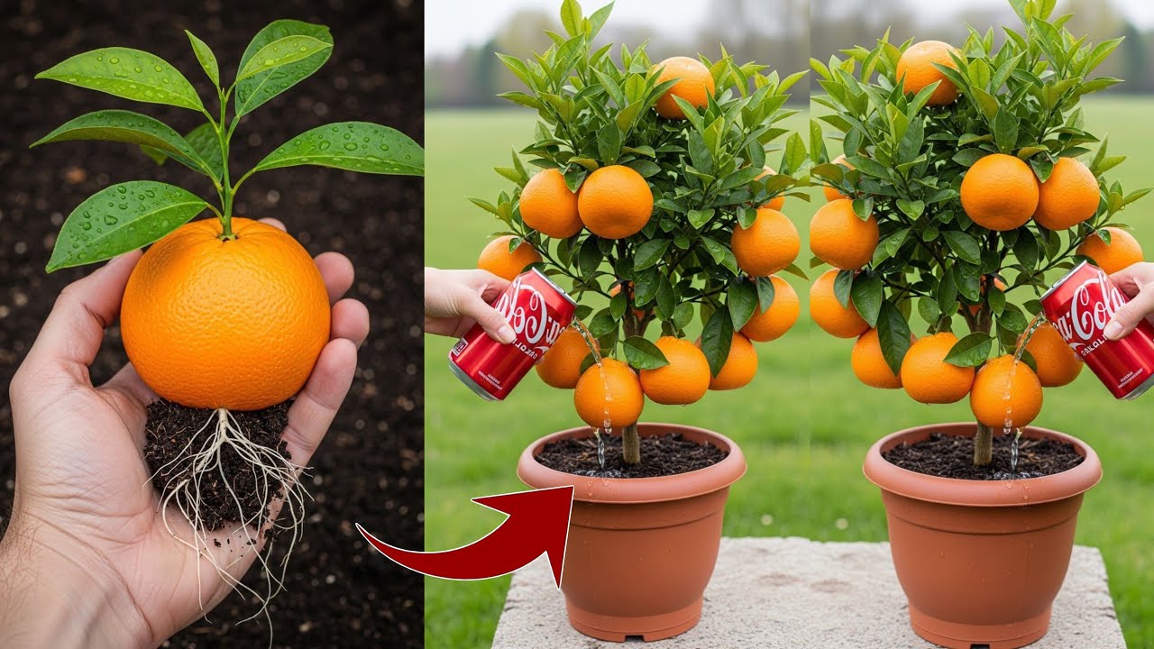 New orange tree planting techniques to produce more fruit | Growing  orange tree