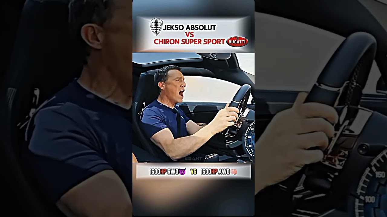Koenigsegg Jesko Absolut vs Bugatti Chiron Super Sport 300+