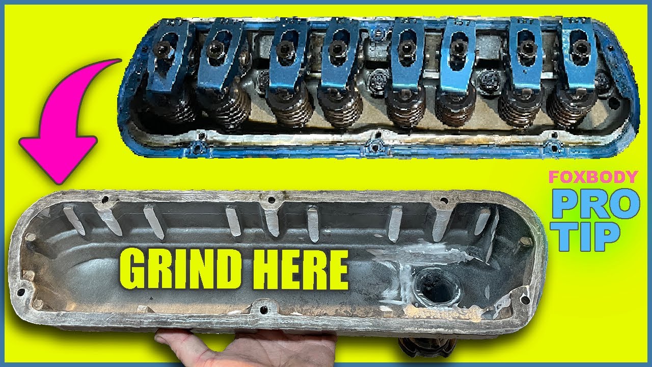 Как сохранить стандартные клапанные крышки с роликовыми коромыслами