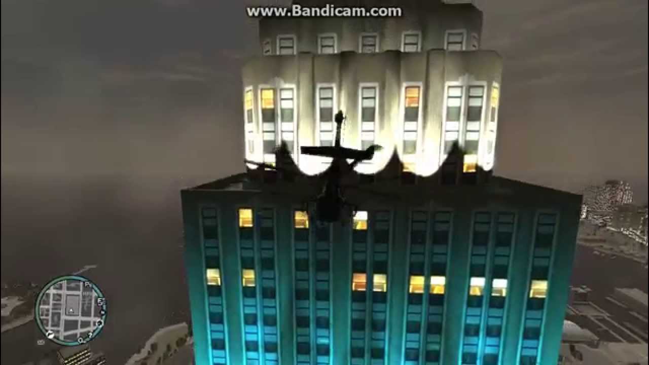GTA IV Helicopter crash show [HD]