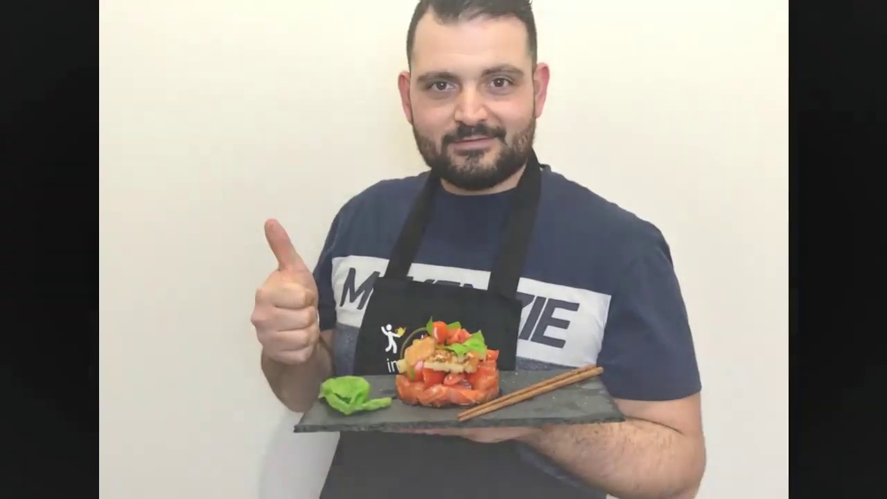 TARTARE DI SALMONE & PANZANELLA ROMANA
