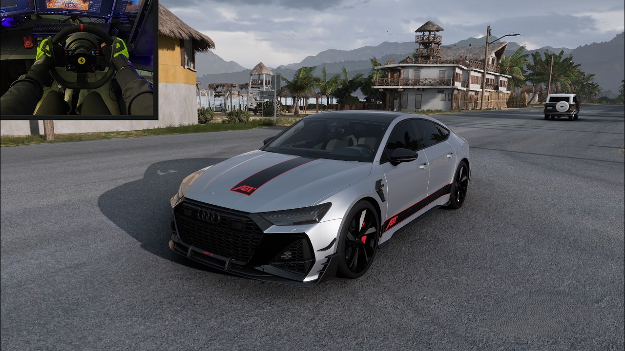 Audi RS 7 Sportback | Steering Wheel Gameplay | Forza Horizon 5 | Thrustmaster T300 Ferrari