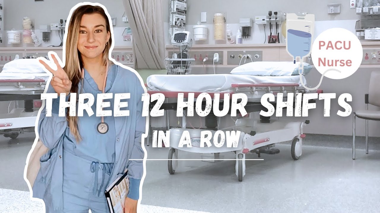 THREE 12 HOUR SHIFTS IN A ROW! Nurse Vlog | PACU RN | Healthy Meal Prep | Workouts