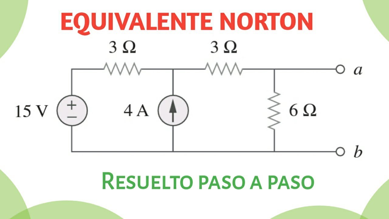 EQUIVALENTE NORTON ejercicio Resuelto paso a paso