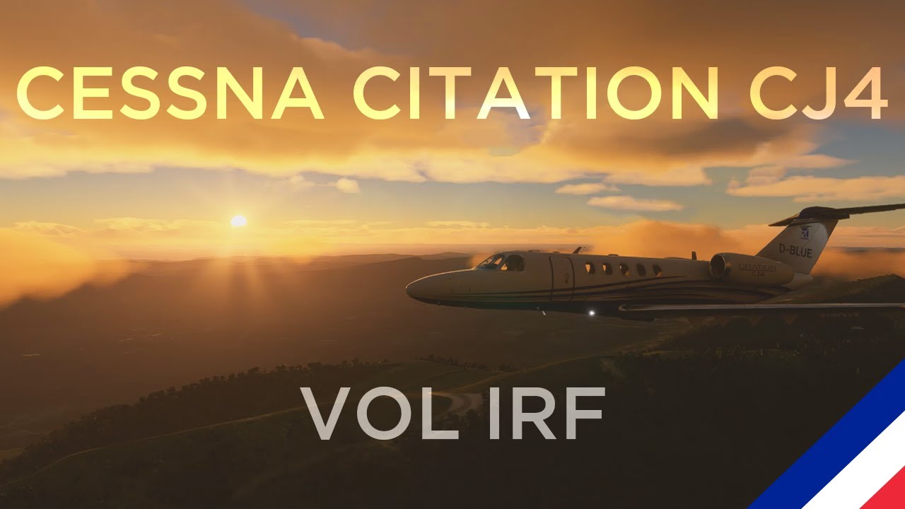 Flight Simulator 2020 | Citation CJ4 VOL IFR + APPROCHE ILS