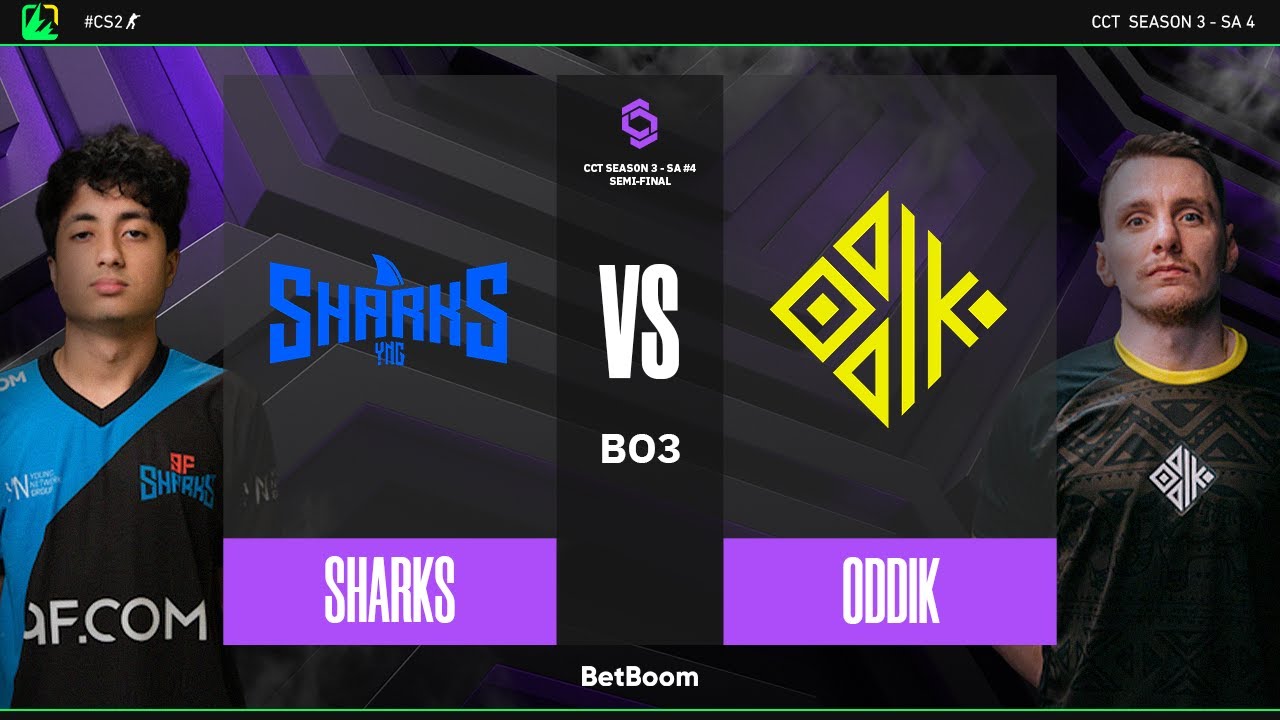 CCT Series 3 - SA #4 | Sharks x ODDIK | Playoffs | CS2