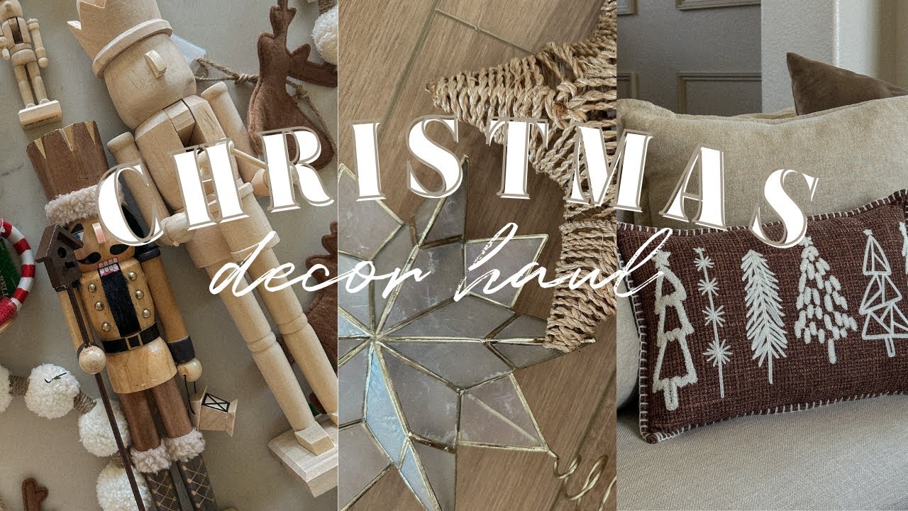 *HUGE* CHRISTMAS DECOR HAUL || HOMEGOODS, HOBBY LOBBY, KIRKLANDS, TJMAXX