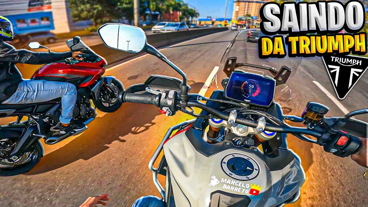 INDO EMBORA DA TRIUMPH DE TIGER SPORT 660 E TIGER 900 RALLY PRO 2025