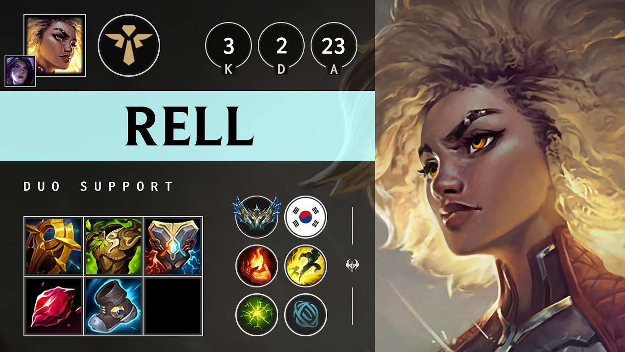 Rell Support vs Leona: Vision Controller - KR Challenger Patch 14.17