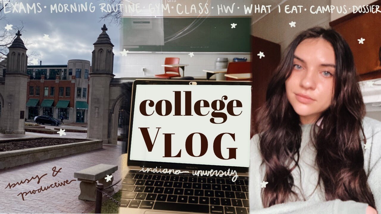 VLOG: COLLEGE DAY IN MY LIFE @ INDIANA UNIVERSITY (productive)