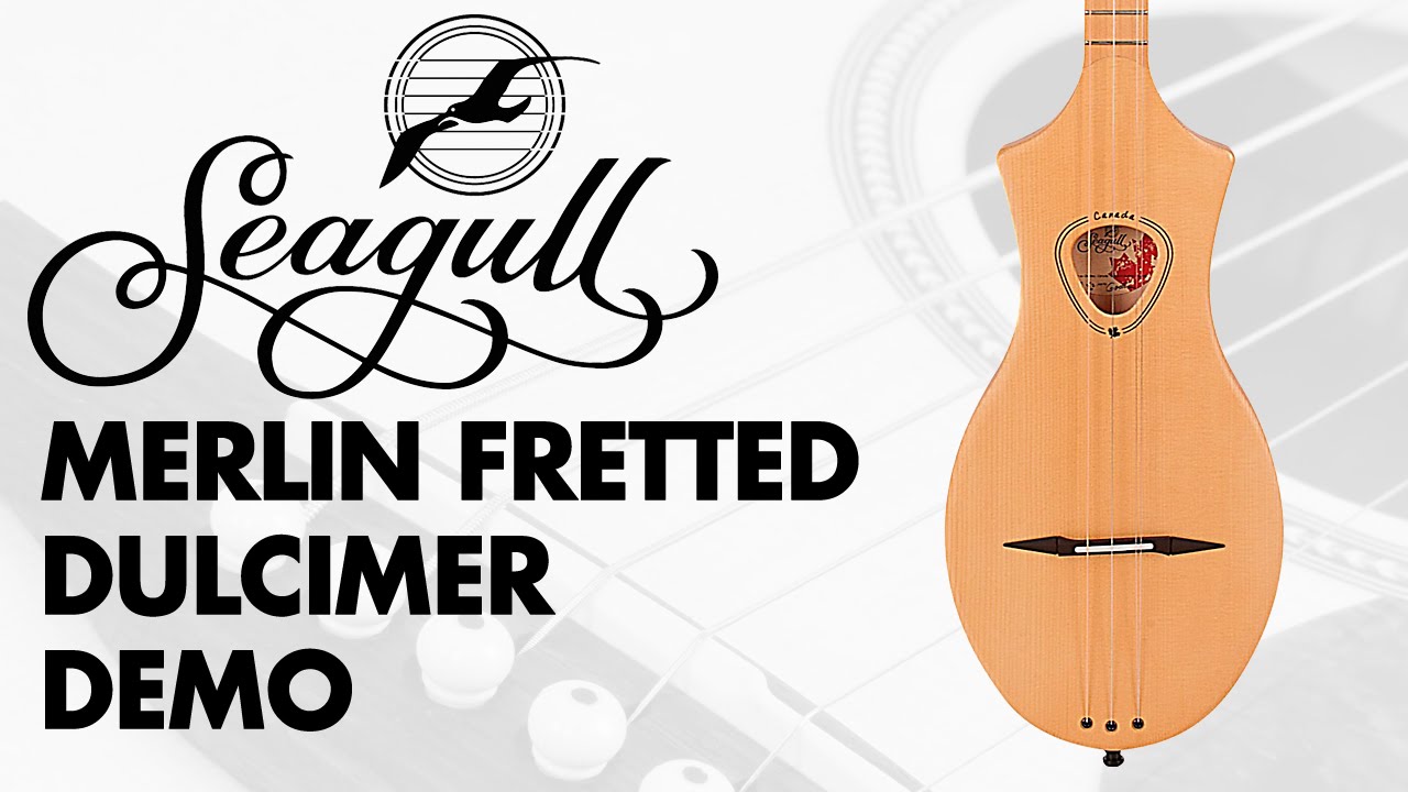Seagull Merlin Fretted Dulcimer (Natural Spruce) Demo at GAK
