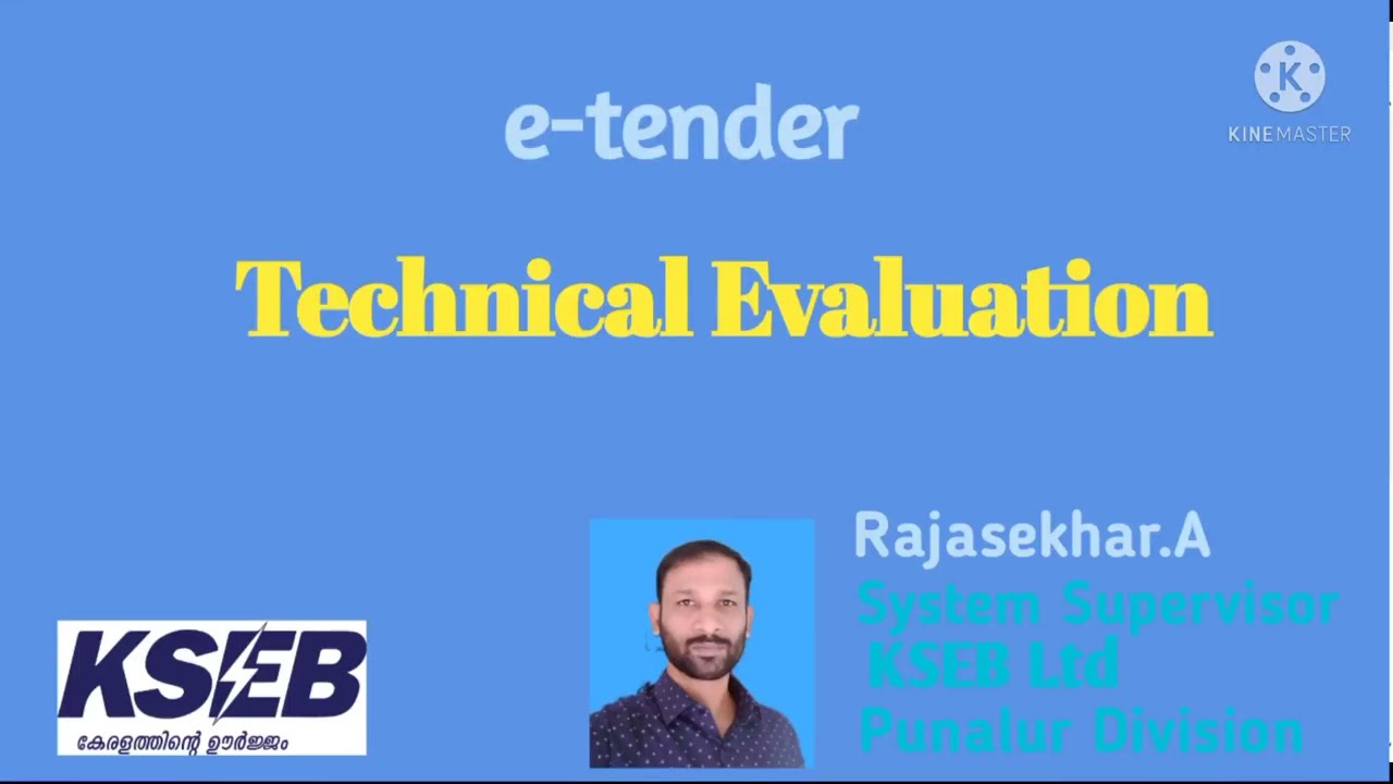 etender Technical Evaluation