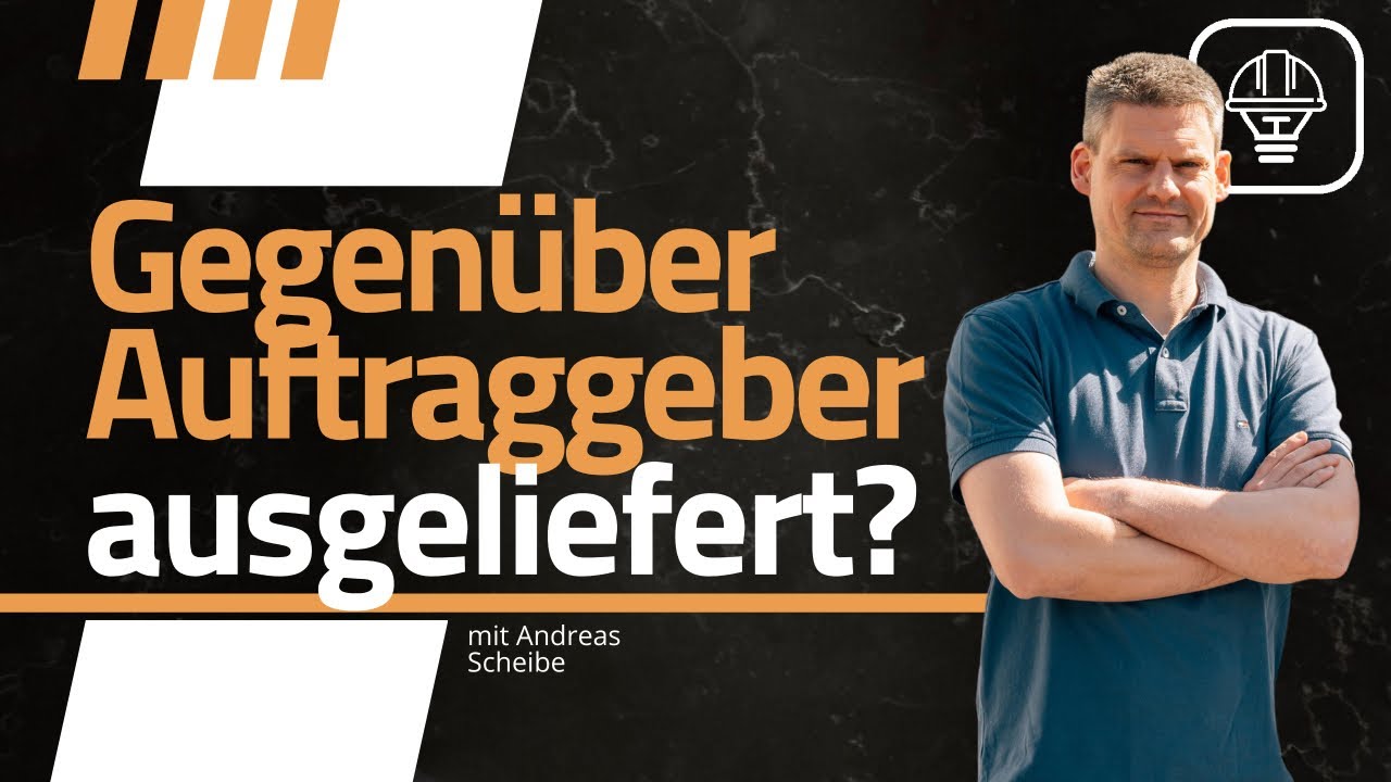 Das Problem mit dem Anordnungsrecht des Auftraggebers in der HOAI Leistungsphase 8!