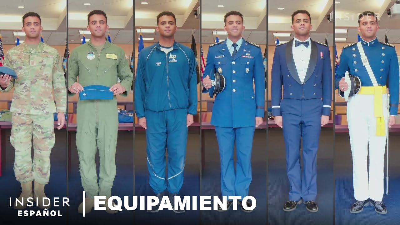 Uniformes para cadetes de la Academia de la Fuerza Aérea de EE. UU. | Equipamiento