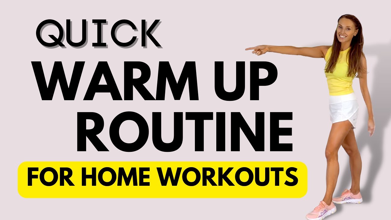 Quick Warm Up Routine - DO THIS BEFORE  your Home Workout and you will get better results.