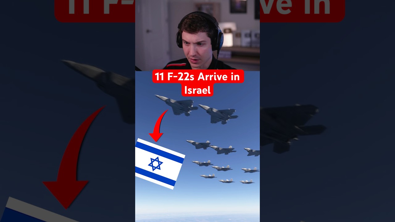 11 F-22s Arrive in Israel