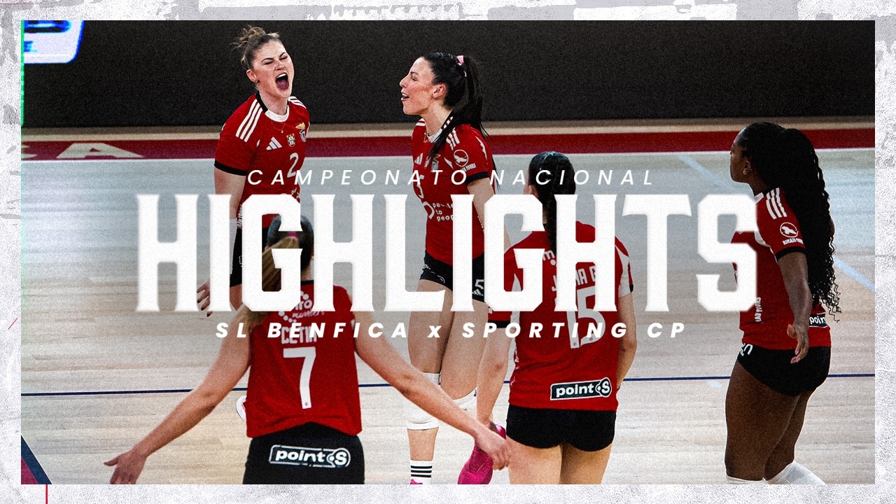 Highlights | #VóleiBenficaFem 3-2 Sporting CP | Campeonato Nacional