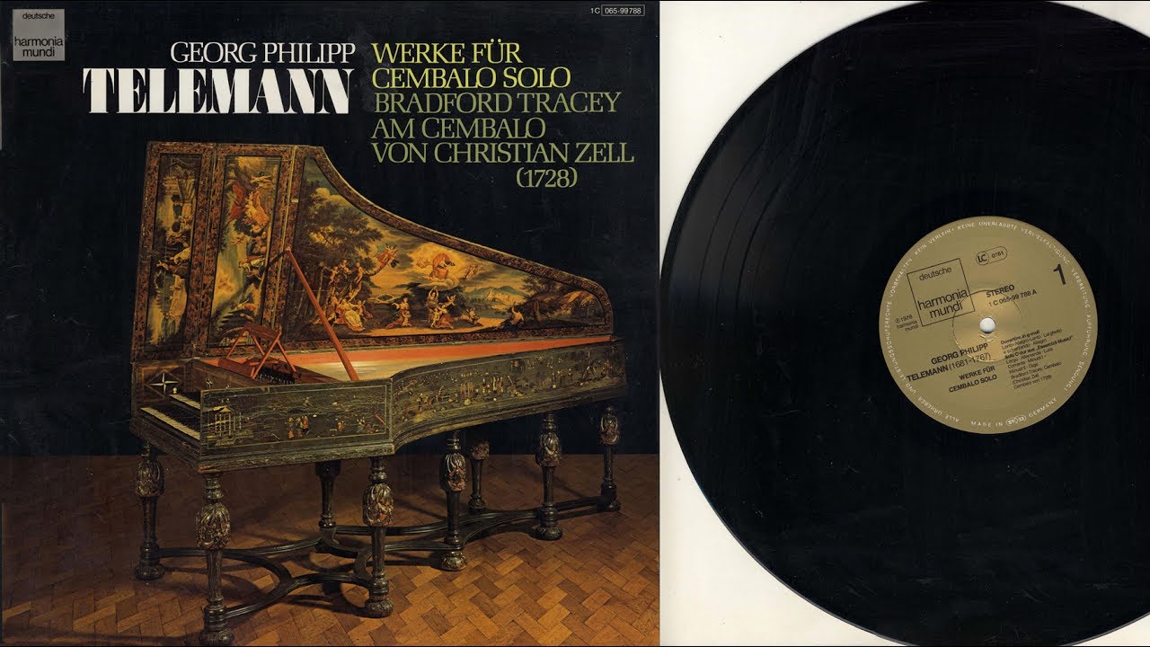 Bradford Tracey (harpsichord) Georg Philipp Telemann, Werke für Cembalo solo