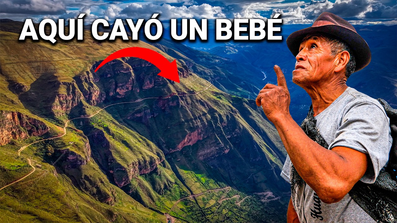 El PRECIPICIO MALDITO: aquí CAYÓ UN BEBÉ al abismo en los Andes del Perú