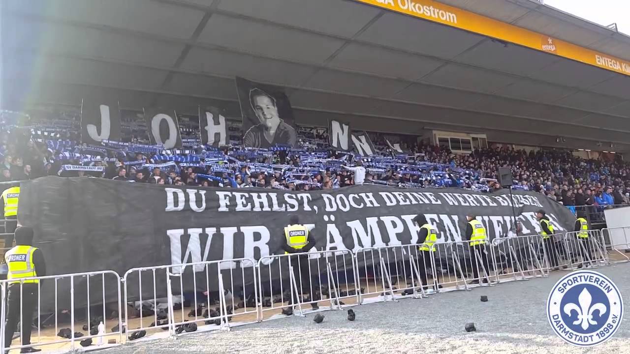 Darmstadt 98 | Fan-Choreo zu Ehren Johnny Heimes' #RIPJohnny