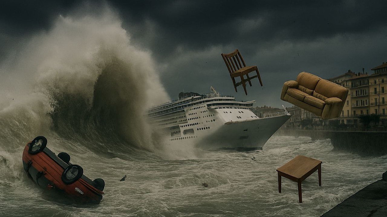 Шок в Испании! Тенерифе в руинах после шторма &laquo;Тереза&raquo;.