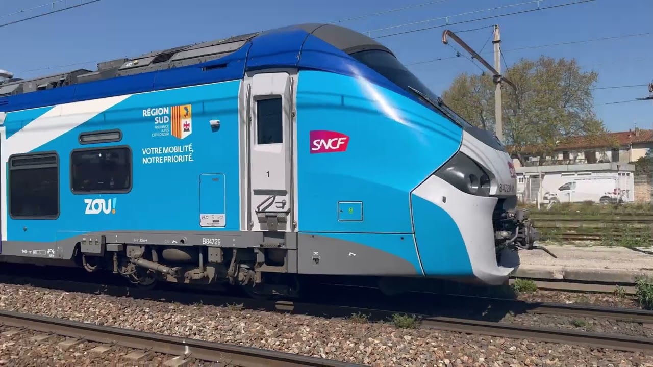 Journée spot de divers trains en gare de Miramas avec 