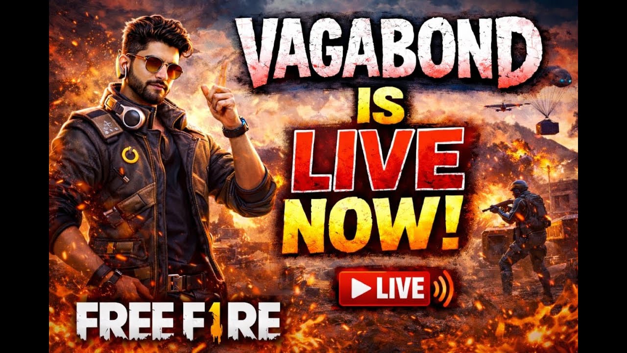RAMZAN SPECIAL ||CS RANK PUSH  FREE FIRE||VAGABOND is live now...play with me