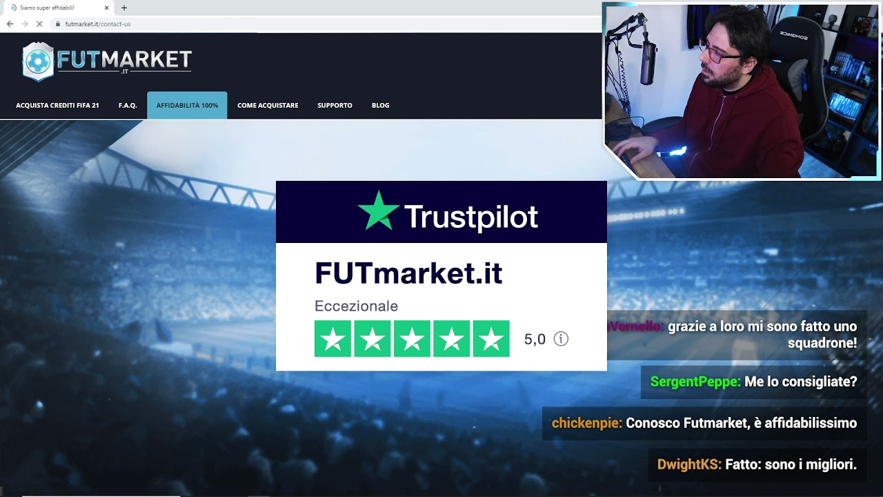 FUTmarket.it - Spot Commerciale Crediti FIFA Ultimate Team [Streamer Ed.]