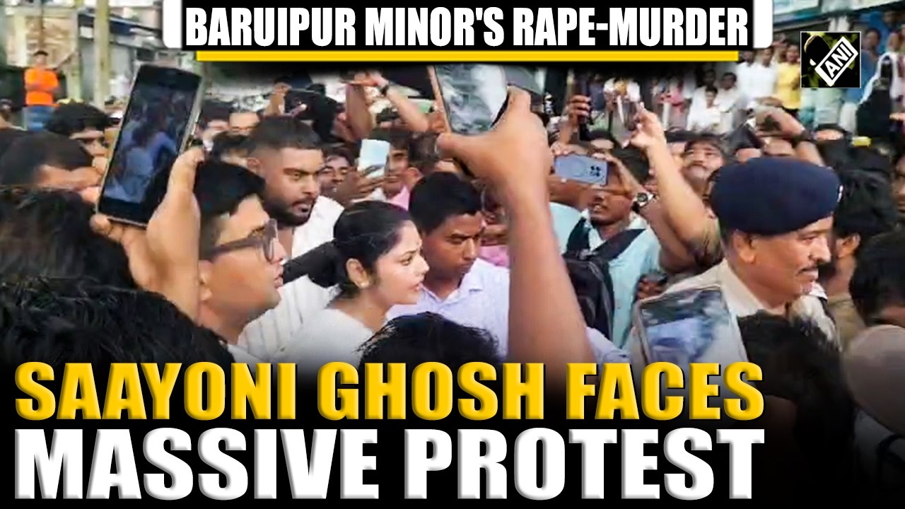 Locals protest after Rebel TMC leader Saayoni Ghosh visits victim&rsquo;s family in WB&rsquo;s Baruipur