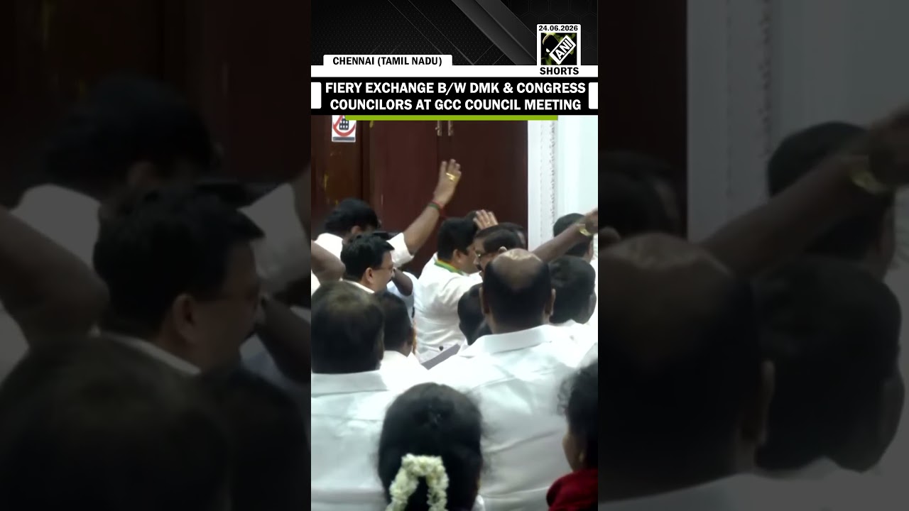 Watch! Fiery exchange b/w DMK, Congress councilors at Greater Chennai Corporation council meeting