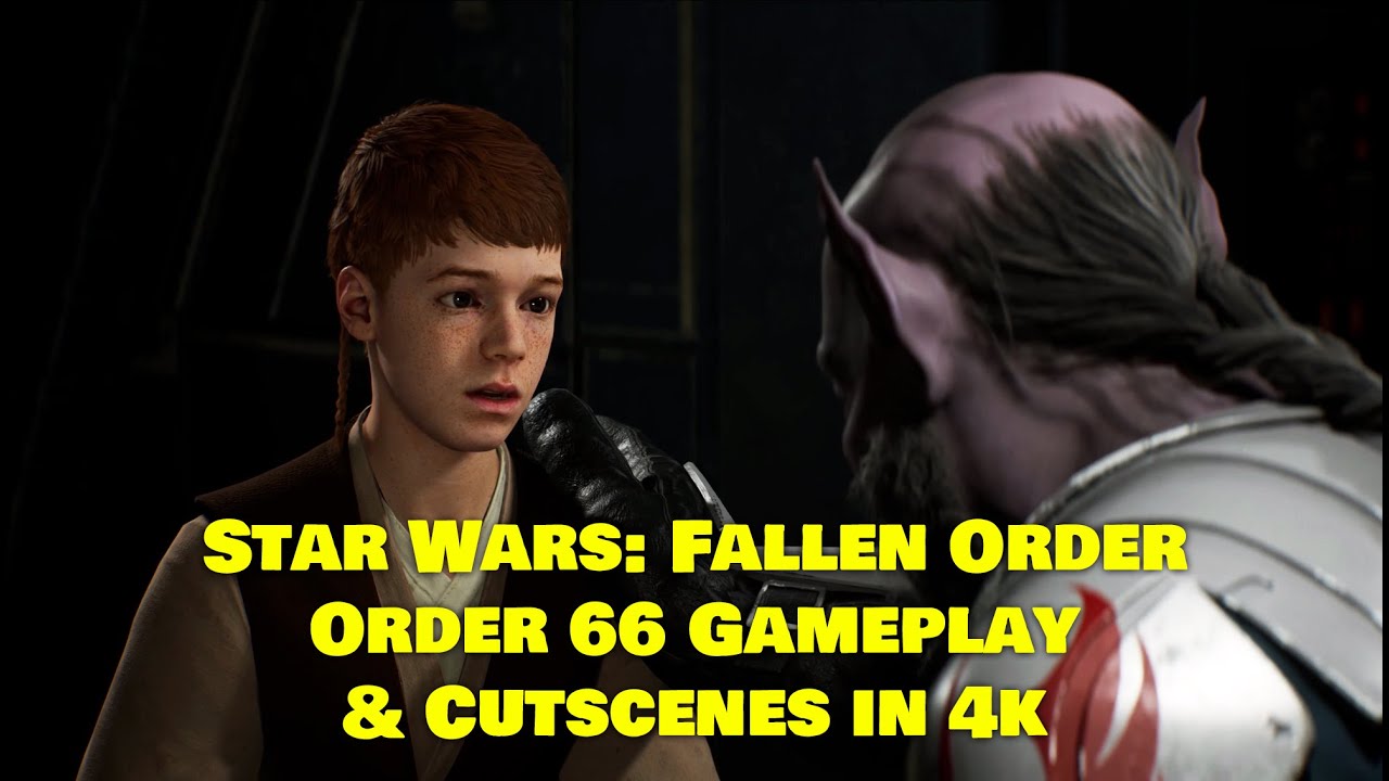 Star Wars Jedi: Fallen Order - Order 66 Gameplay in 4K