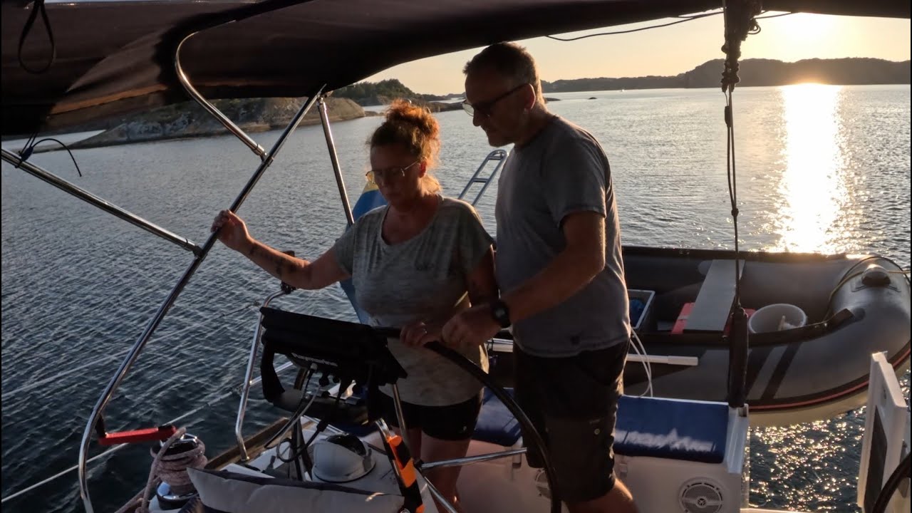 Vi lämnar Öckerö för stormen Floris