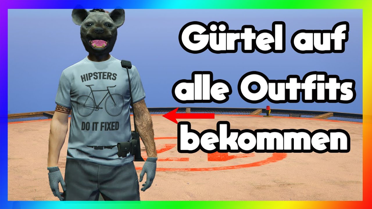 Gürtel auf alle Outfits bekommen in GTA Online!