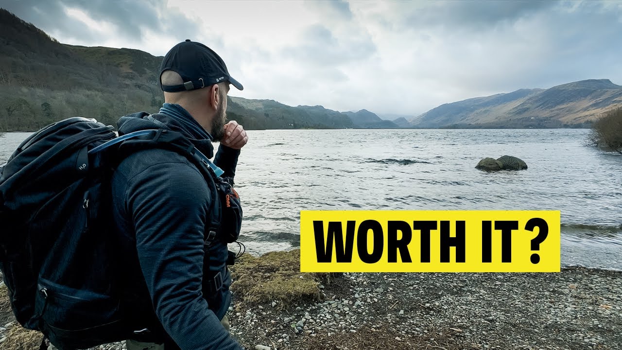 It's a LONG way around this lake!