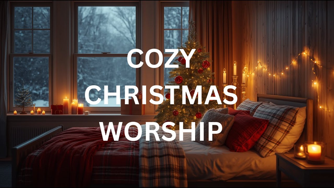 Cozy Christmas Bedroom Ambience 🎄 Worship Instrumental Music for Prayer, Study, Sleep & Rest