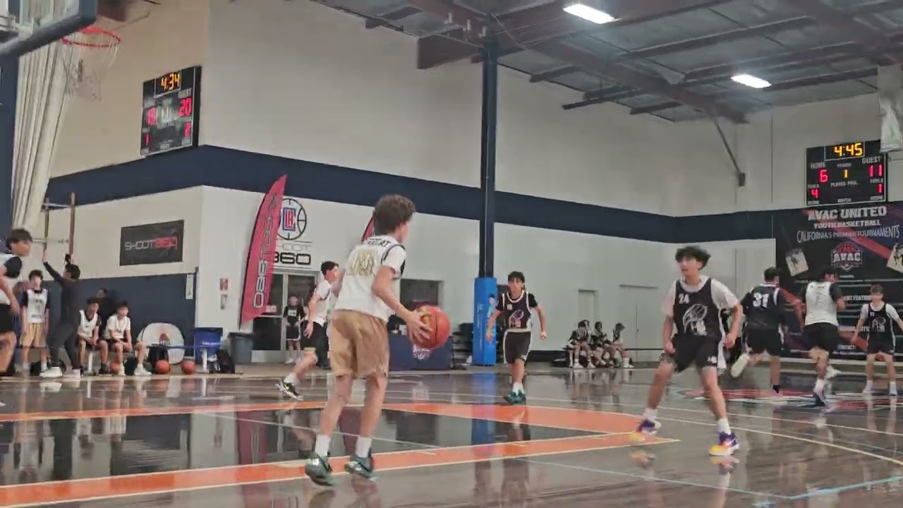 HB Hoops Black vs Genesis Hoops White 14u 