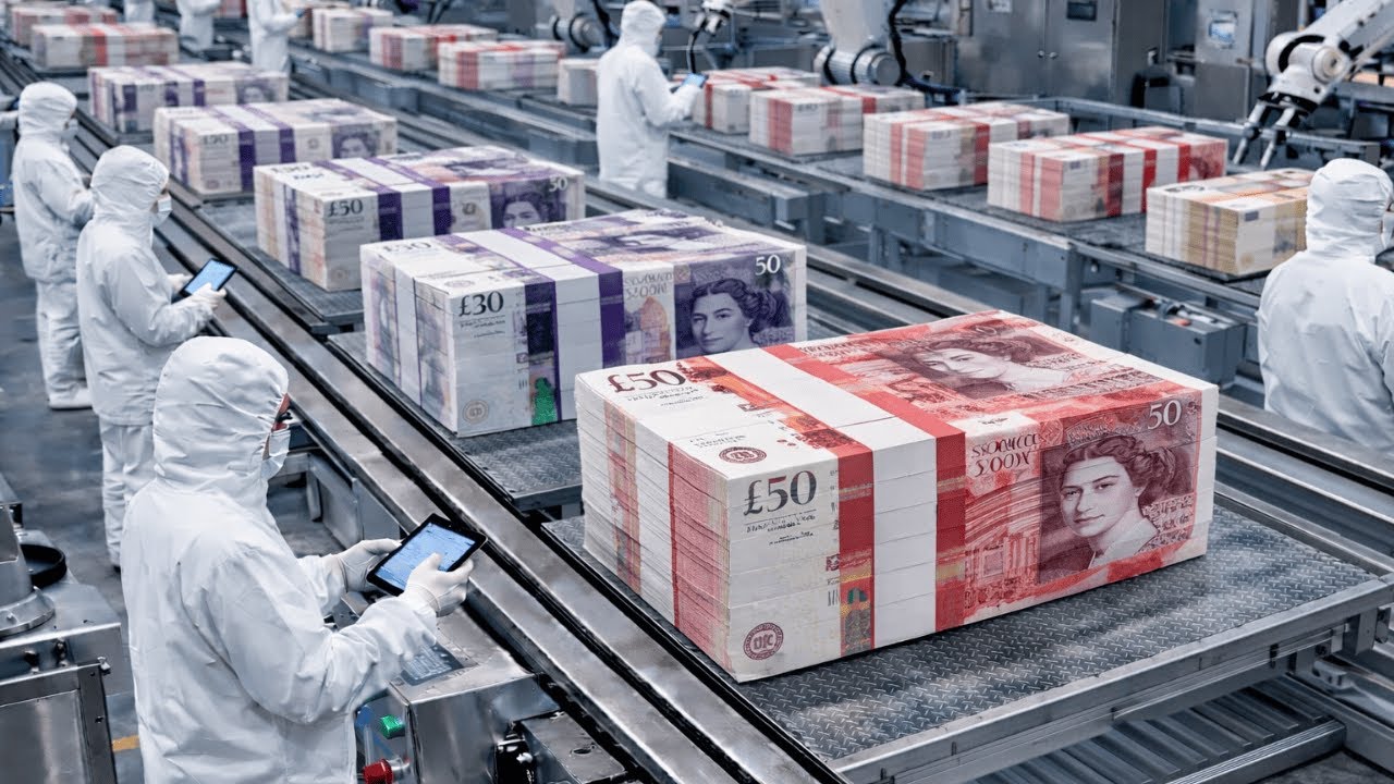 AI Technology Exposed: How British Pound Notes Are Really Made
