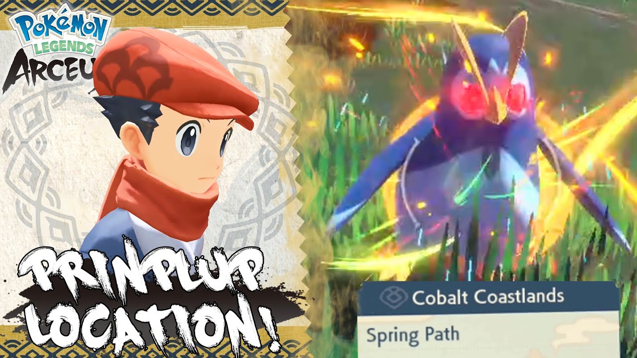 Где найти Принплупа в Pokemon Legends Arceus (Руководство по местоположению Принплупа на Spring P...